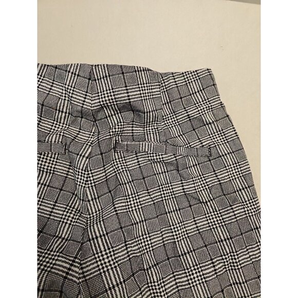 OLD NAVY Pixie Cropped Ankle Side Zip Plaid High Rise Pants - Women's Size 10 - Picture 9 of 9